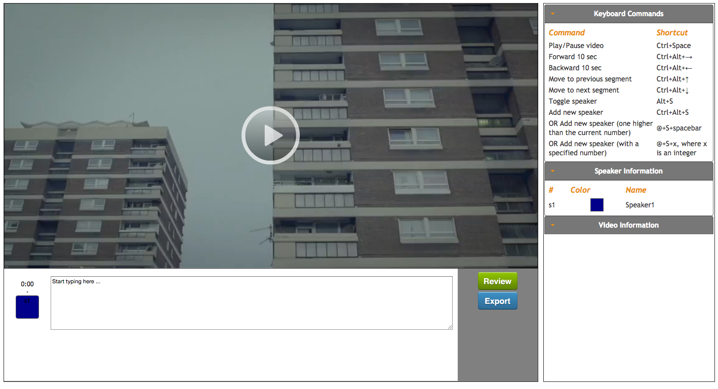 Samasource video transcription project